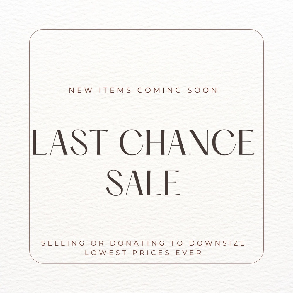 LAST CHANCE SALE– Donating all items by 3/1 make an offer
